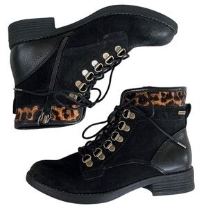 Euc Comfortiva Leather / Calf Hair Boots